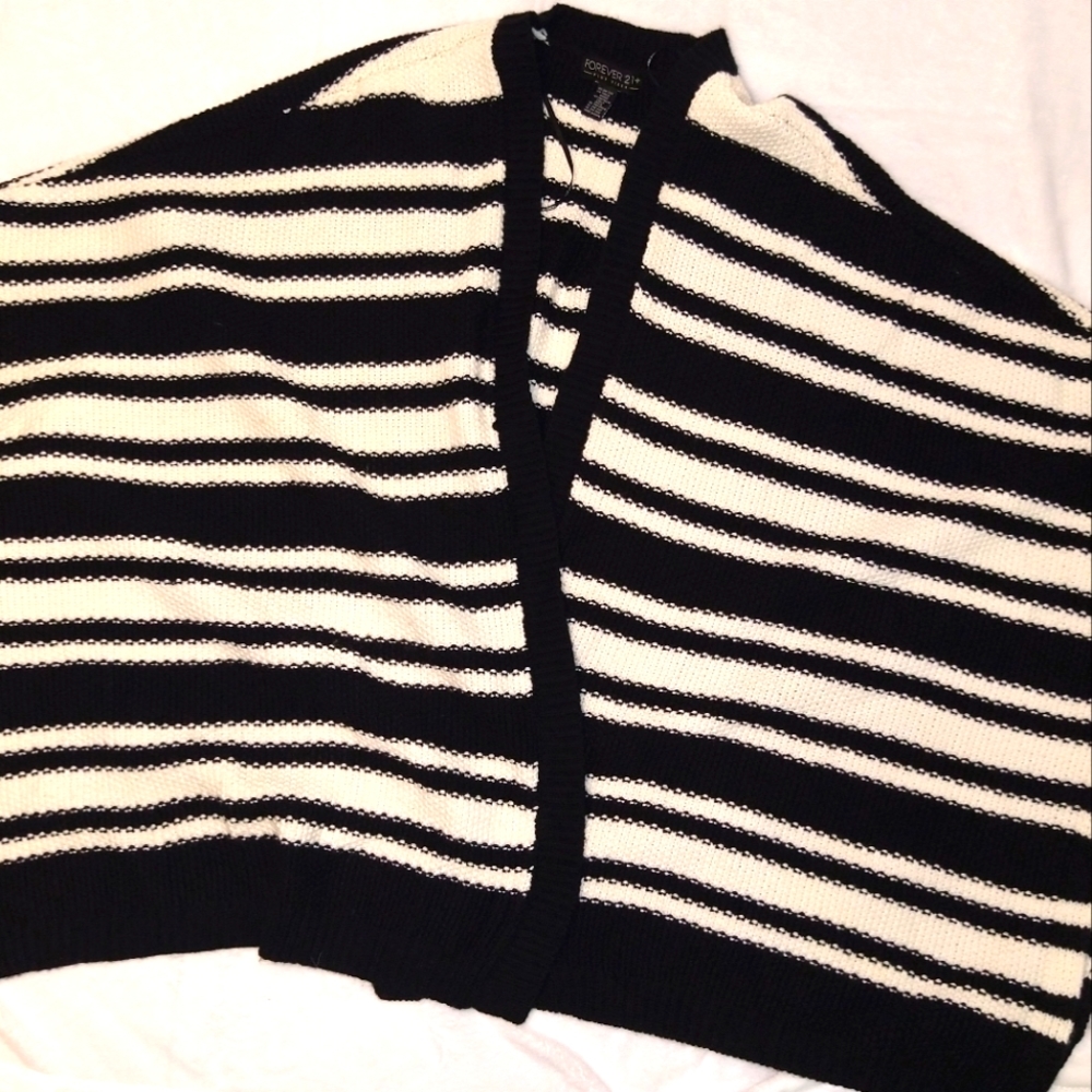 Forever 21+ Open Sleeveless Cape/Cardigan (One Size)